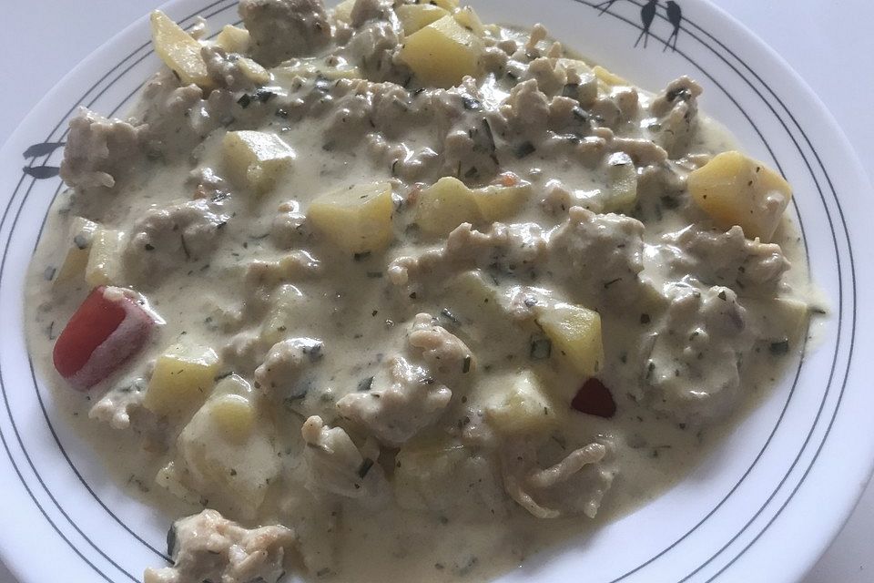 Kartoffel-Hackfleisch-Pfanne