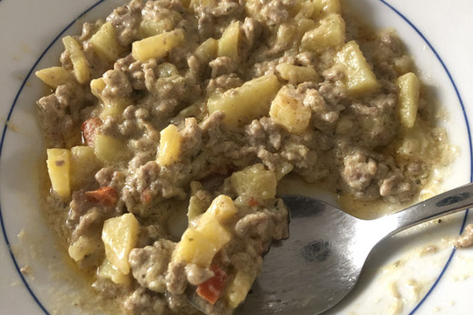 Kartoffel-Hackfleisch-Pfanne