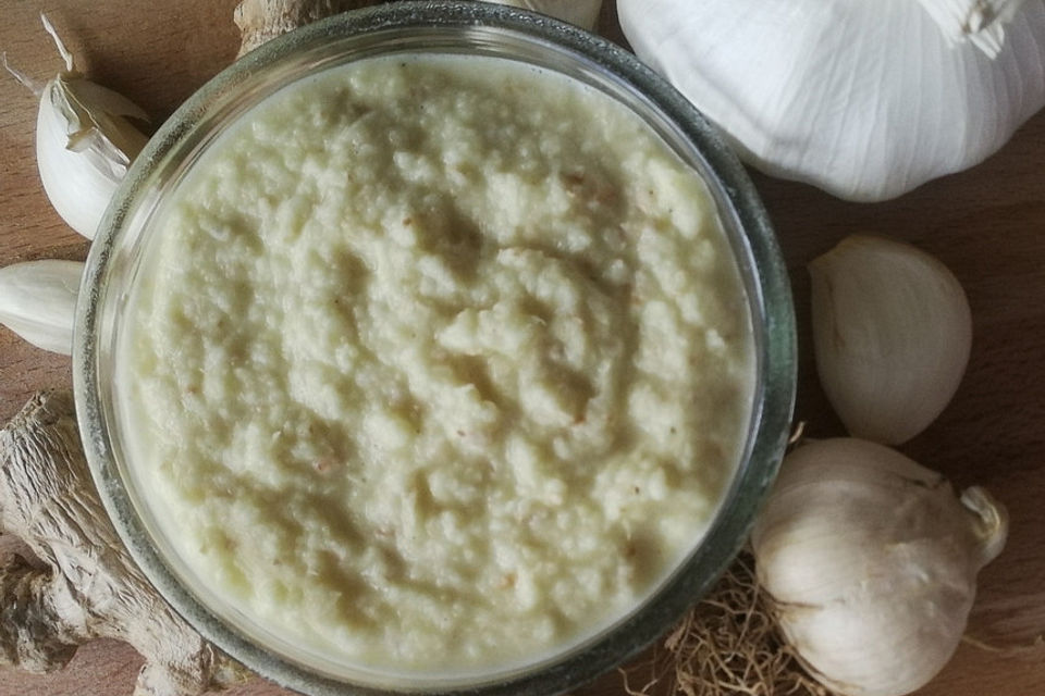 Indische Ingwer-Knoblauch-Paste