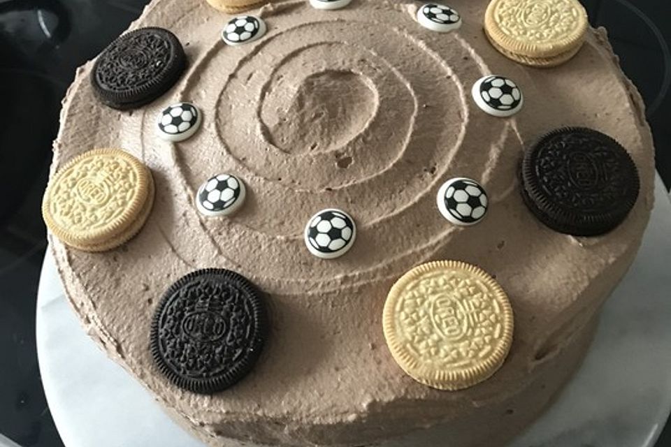 Oreotorte mit Schokocreme