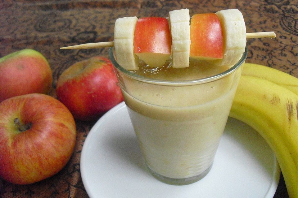 Apfel-Bananen-Smoothie