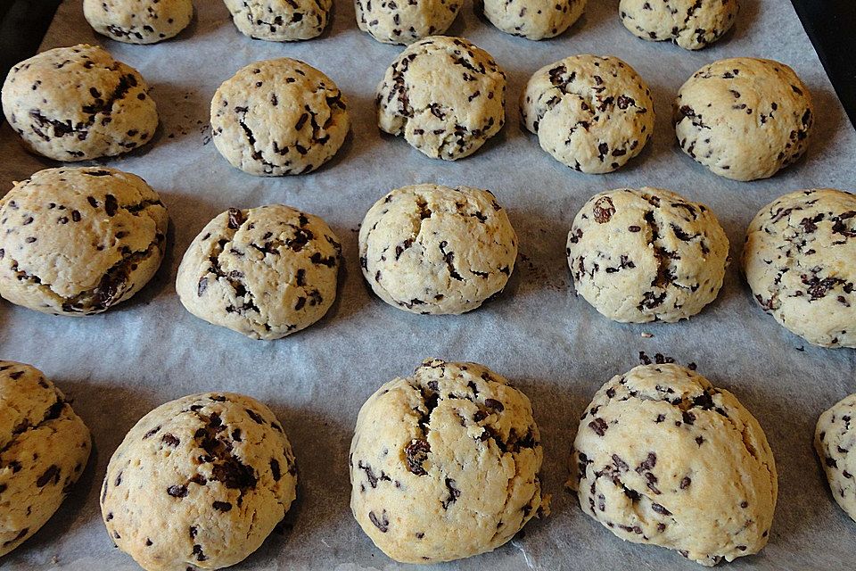 Schokobrötchen ohne Ei