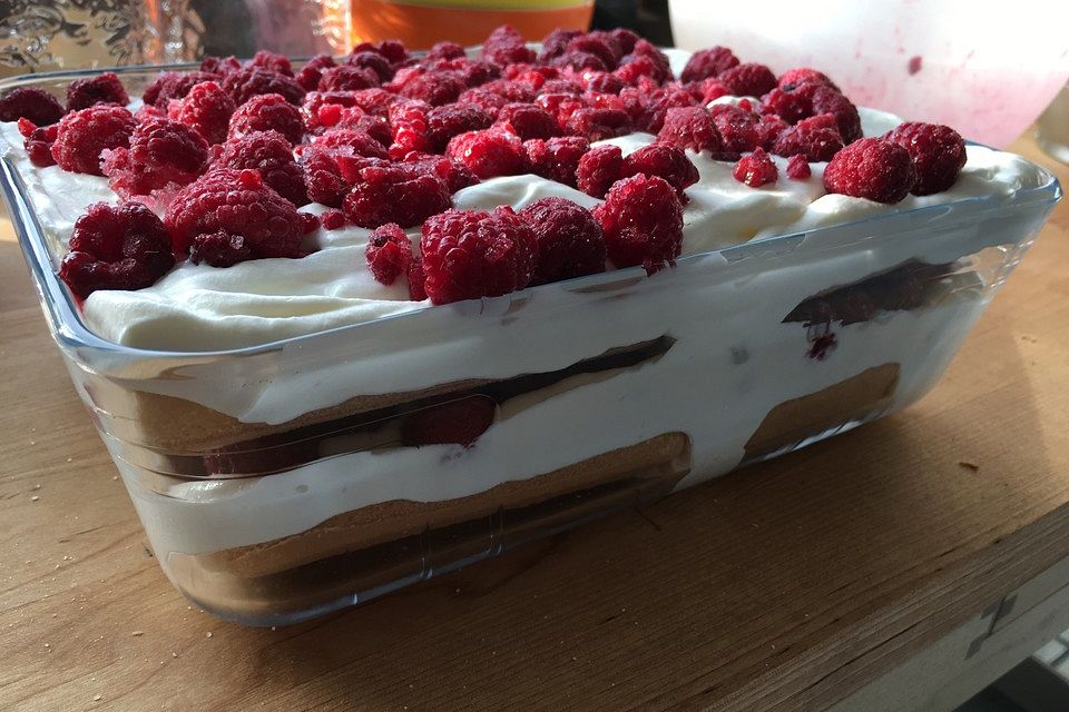 Köstliches Himbeer-Tiramisu