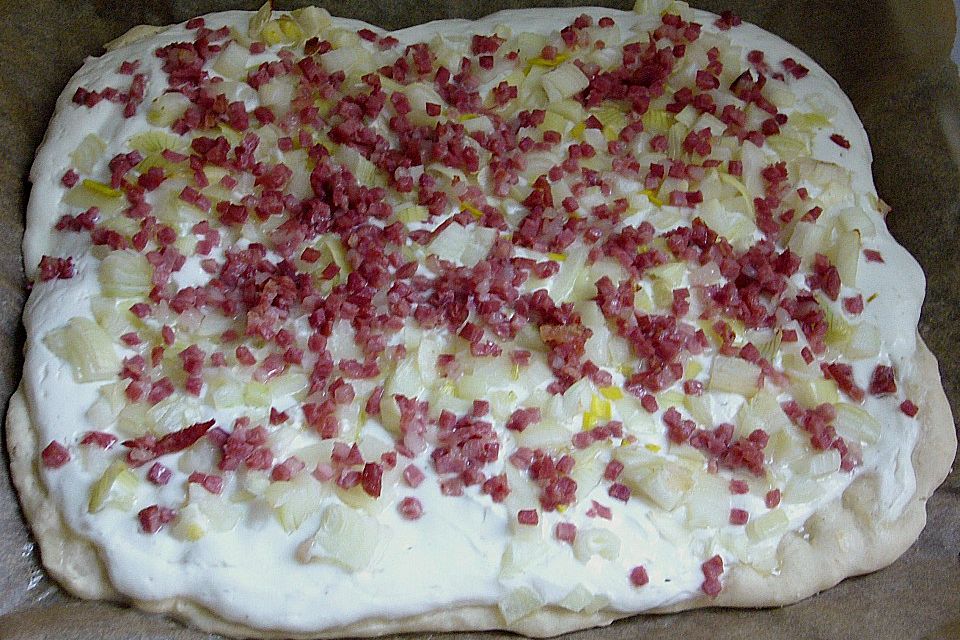 Elsässer Flammkuchen