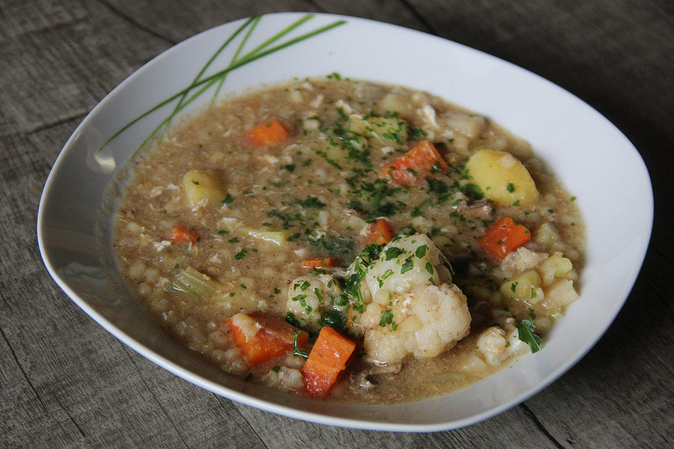 Tschechische Kartoffelsuppe