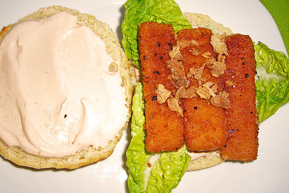 Knusprige Fischburger