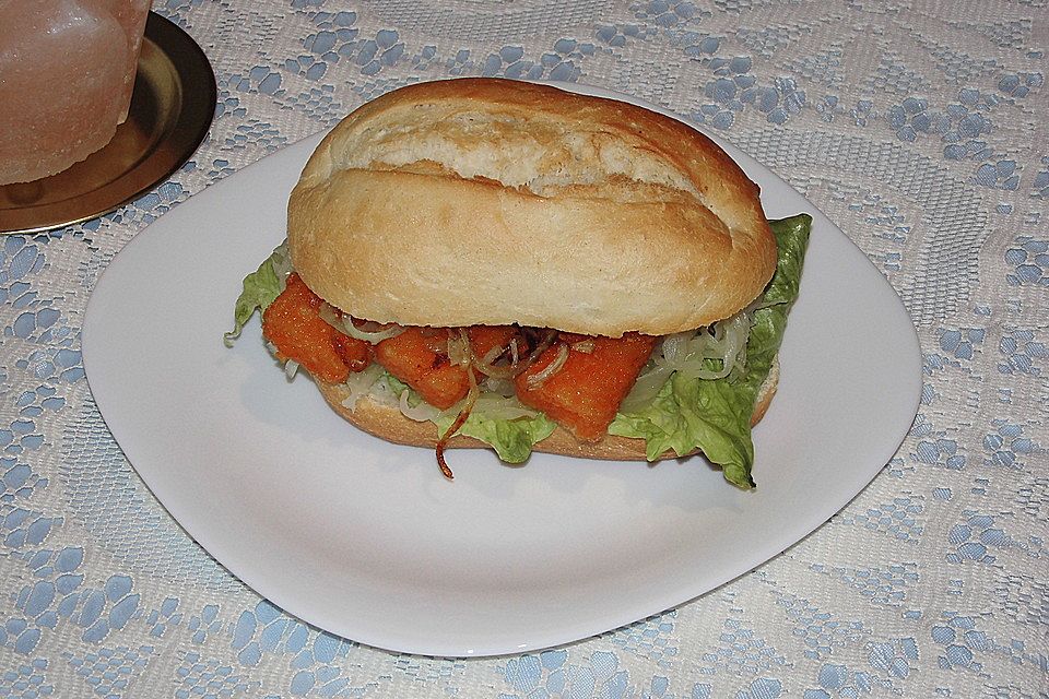 Knusprige Fischburger