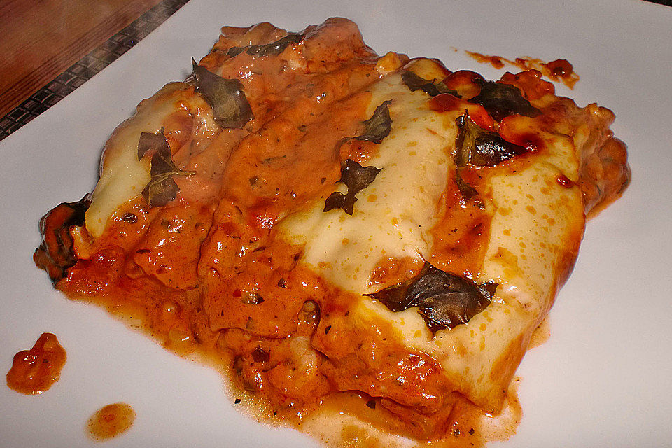 Cannelloni mit Krabben