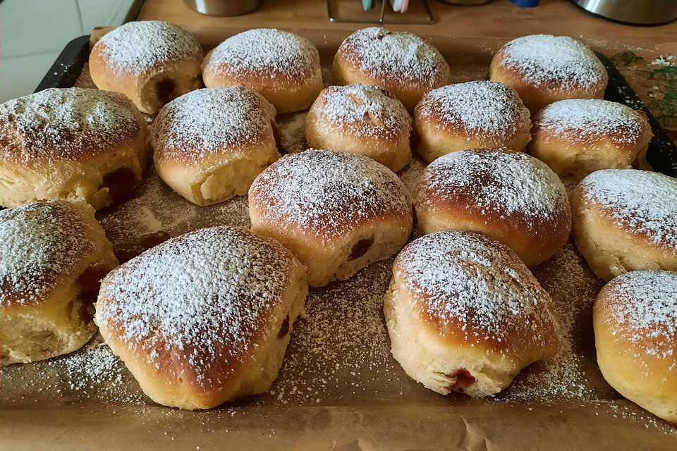 Krapfen aus dem Backofen