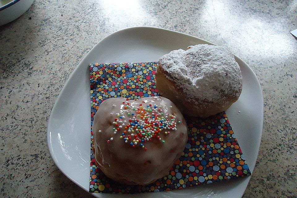 Krapfen aus dem Backofen