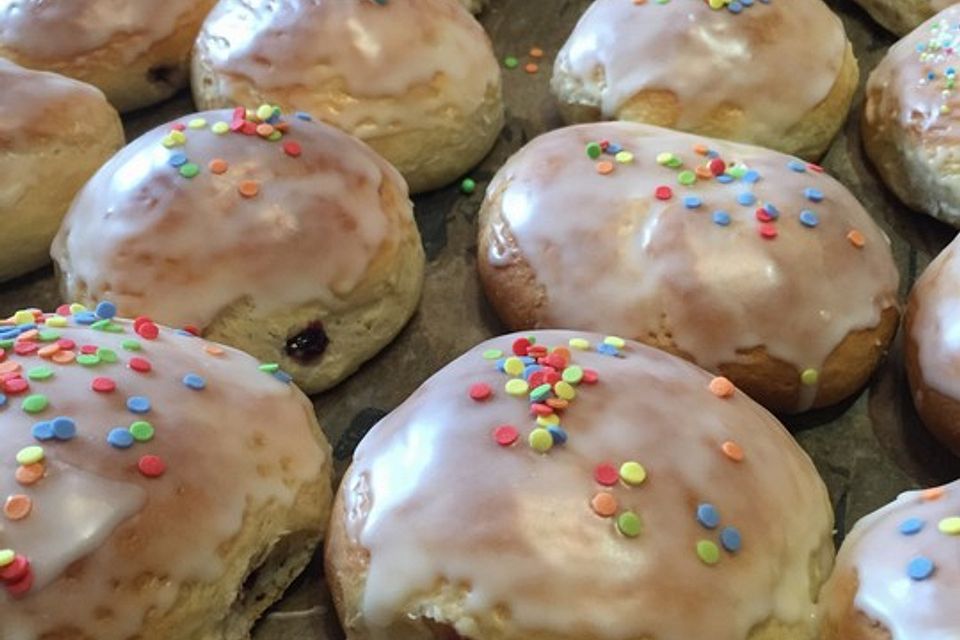 Krapfen aus dem Backofen