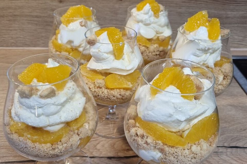 Orangen-Dessert