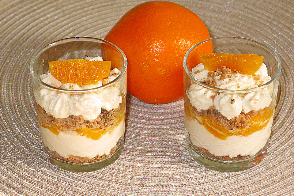 Orangen-Dessert