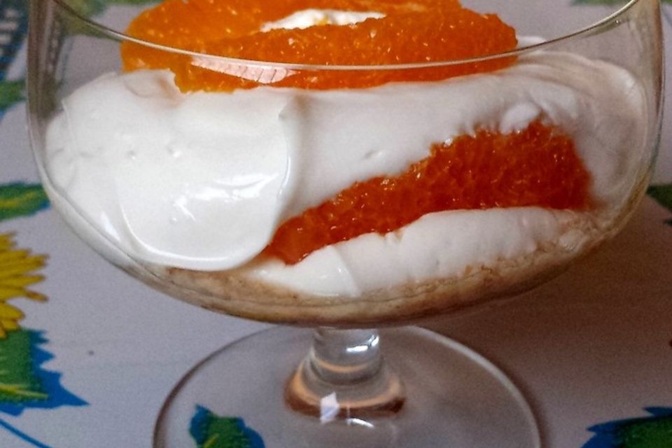 Orangen-Dessert