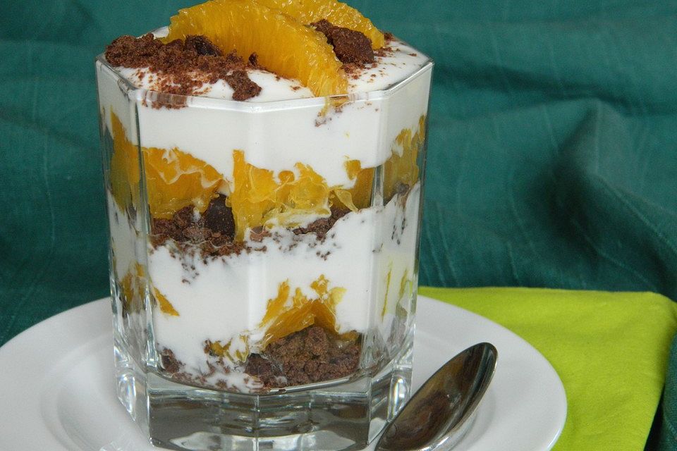 Orangen-Dessert