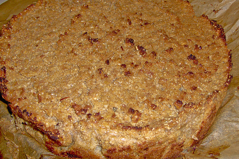 Apfel-Reis-Sesam Kuchen