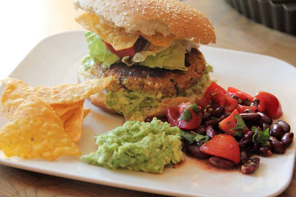 Tofu-Tex-Mex-Burger