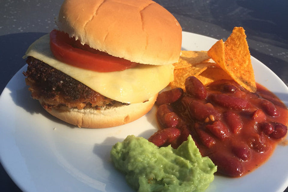 Tofu-Tex-Mex-Burger