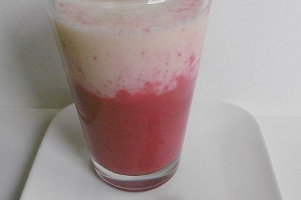 Pfirsich-Himbeer-Shake