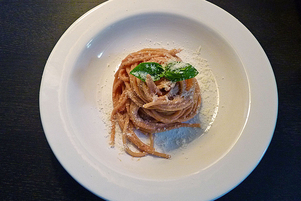 Spaghetti mit Tomatenquark