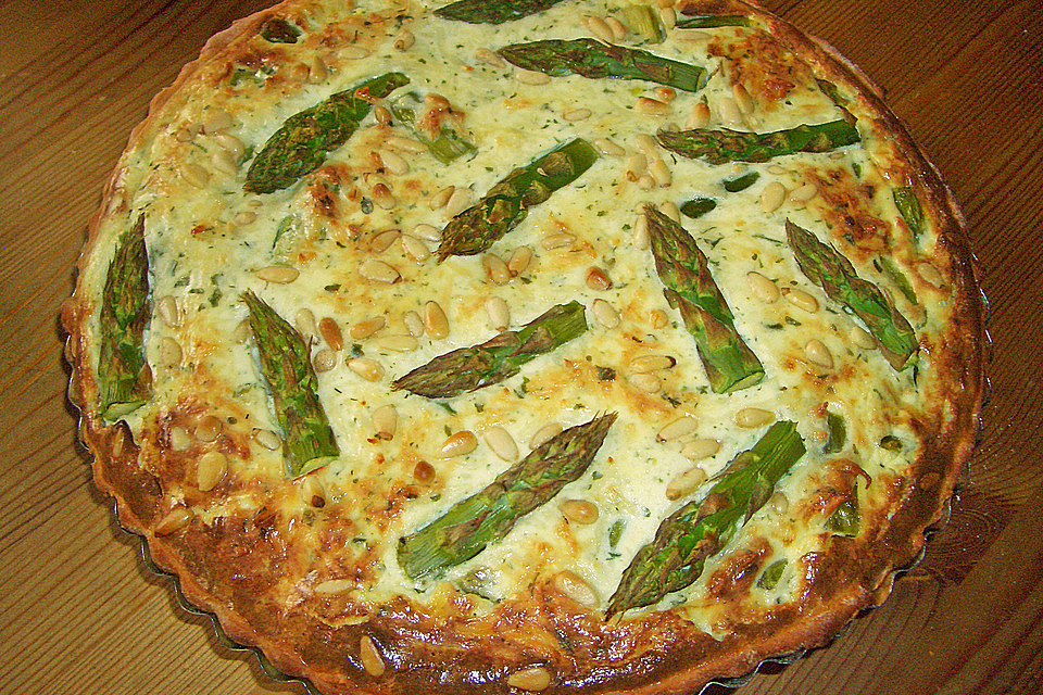 Spargel-Quiche