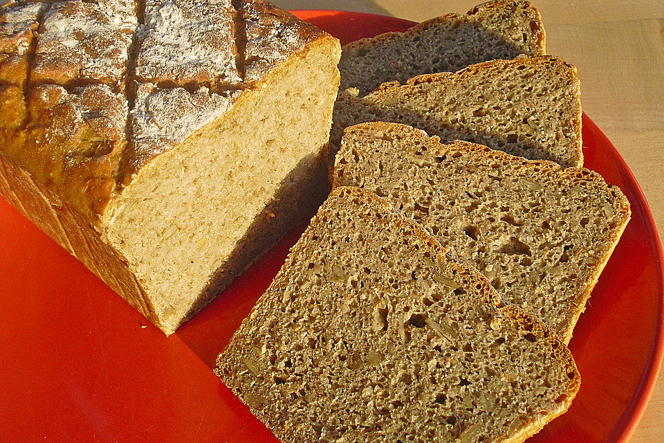 Delfinas Schrot-Flocken-Brot