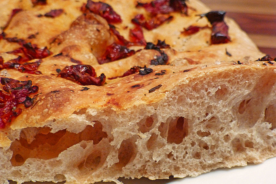 Dinkel-Focaccia