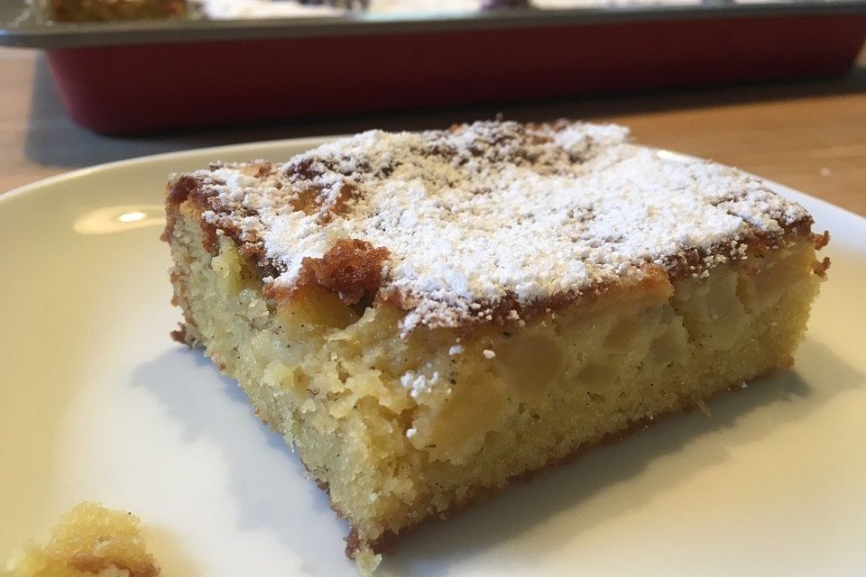 Lavendel-Kuchen mit Äpfeln