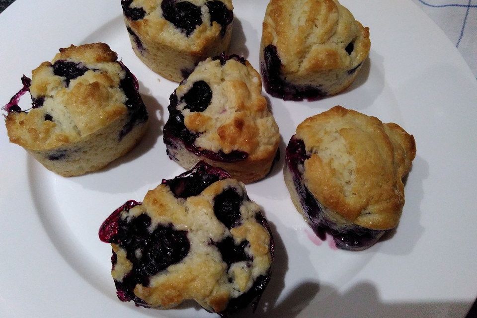 Vanillejoghurt-Heidelbeer-Muffins