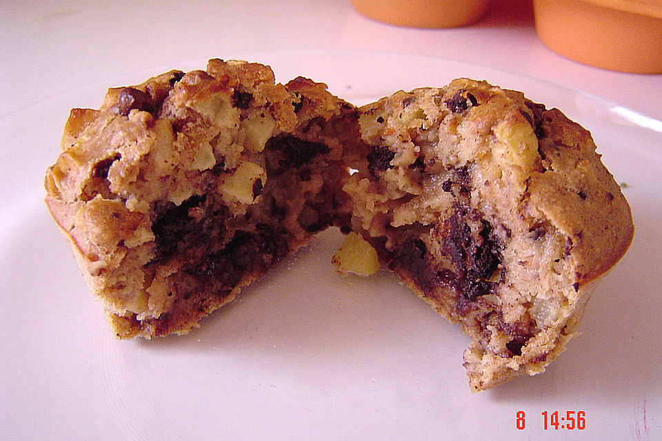 Apfel-Schoko-Muffins