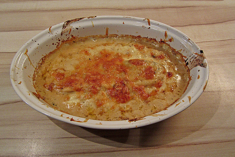 Zander in Parmesankruste