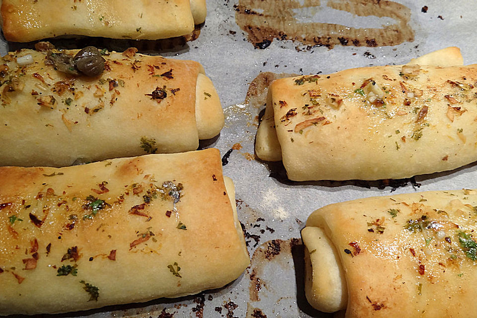 Pizzaröllchen mit Sardinen