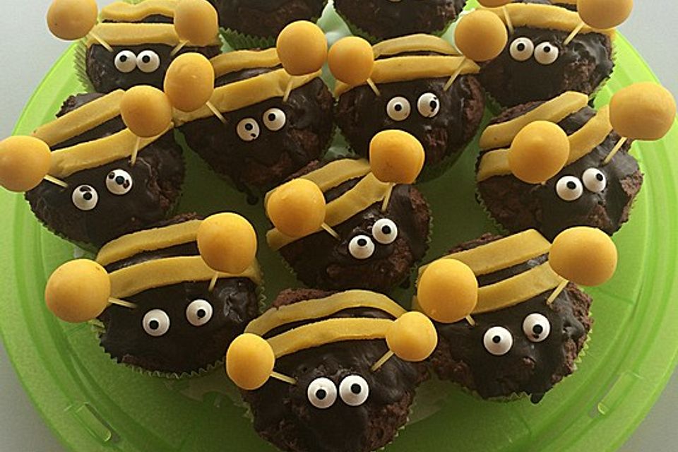 Bienen-Muffins