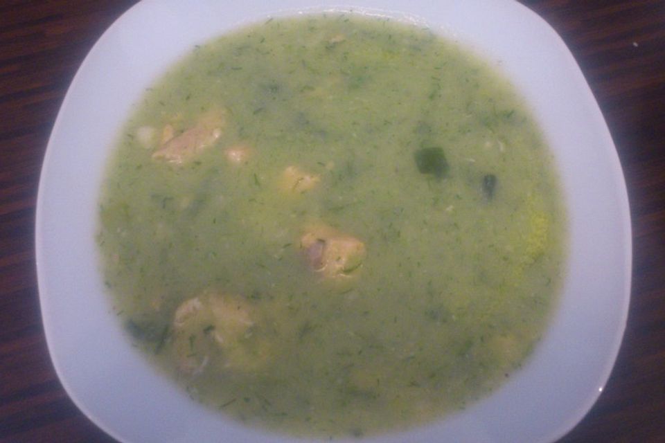 Feine Kartoffelsuppe mit Lachs