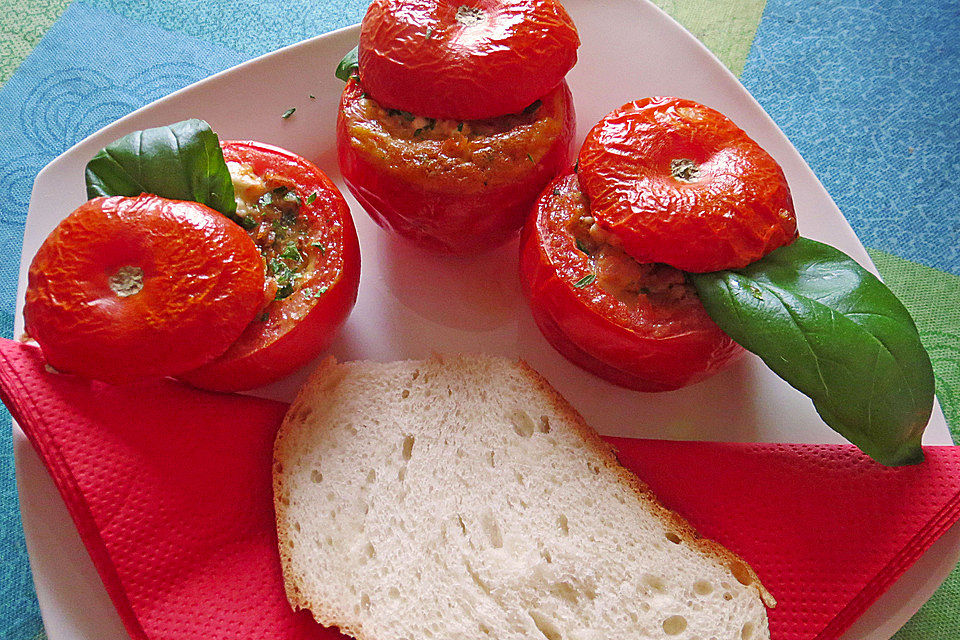 Eier in Tomaten