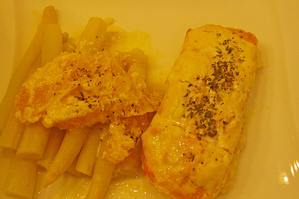 Lachs in Orangensauce