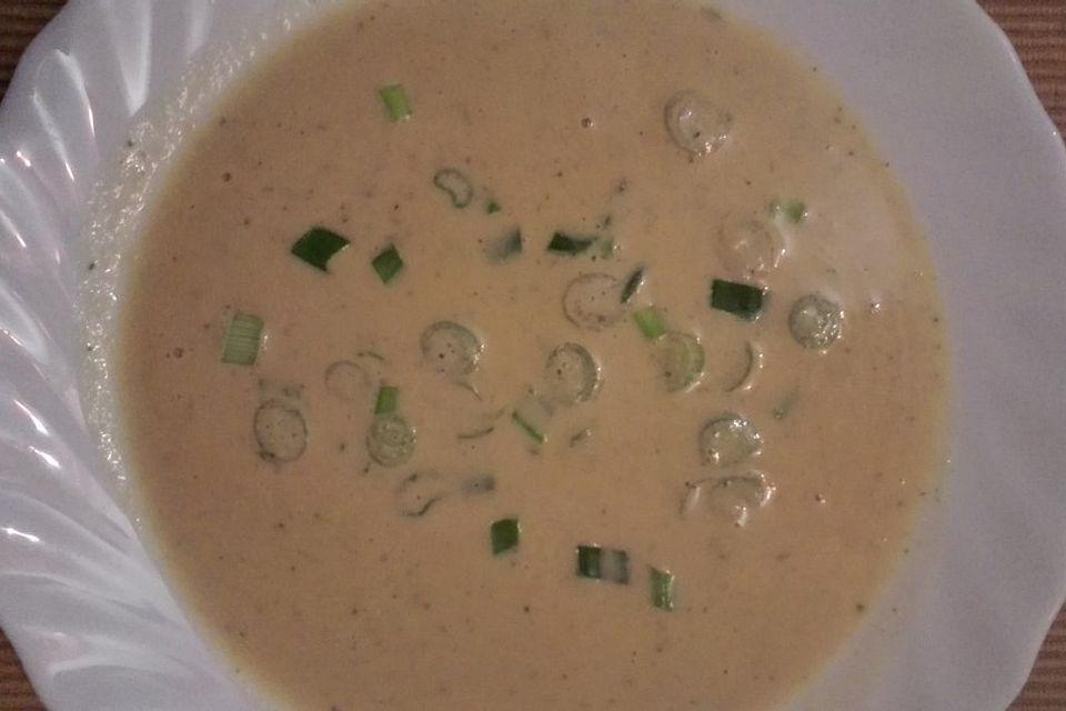 Käse-Lauch-Suppe