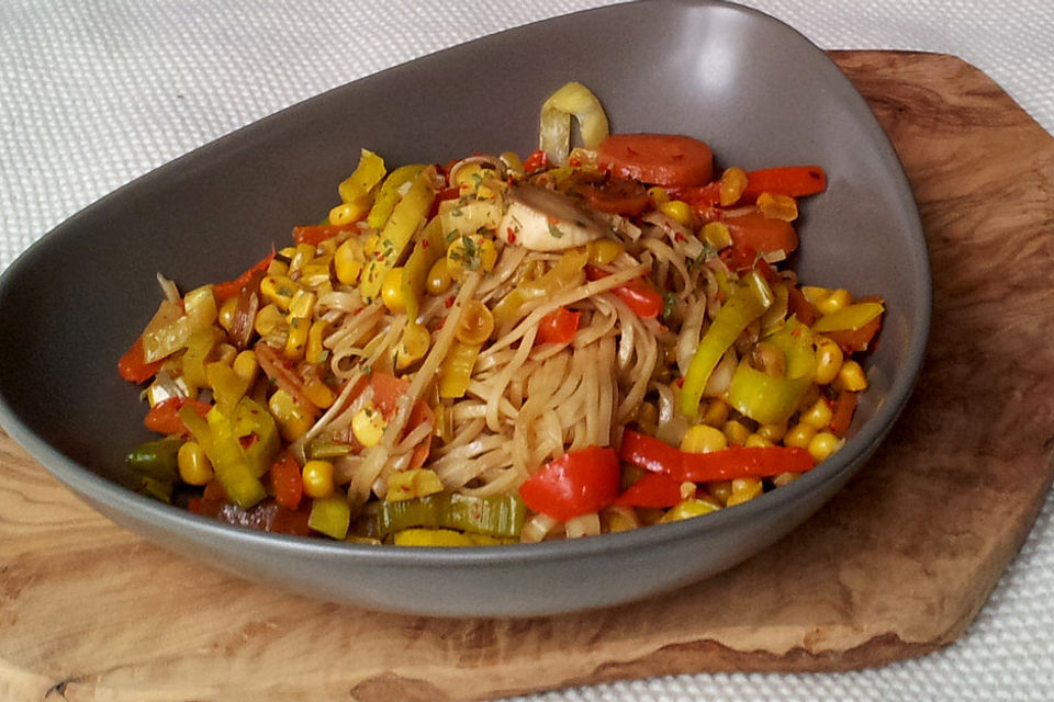 Vegetarische Chinapfanne