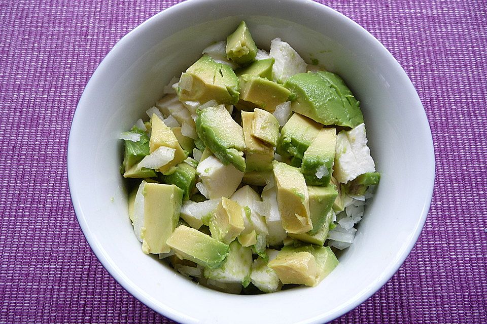 Einfacher Avocadosalat