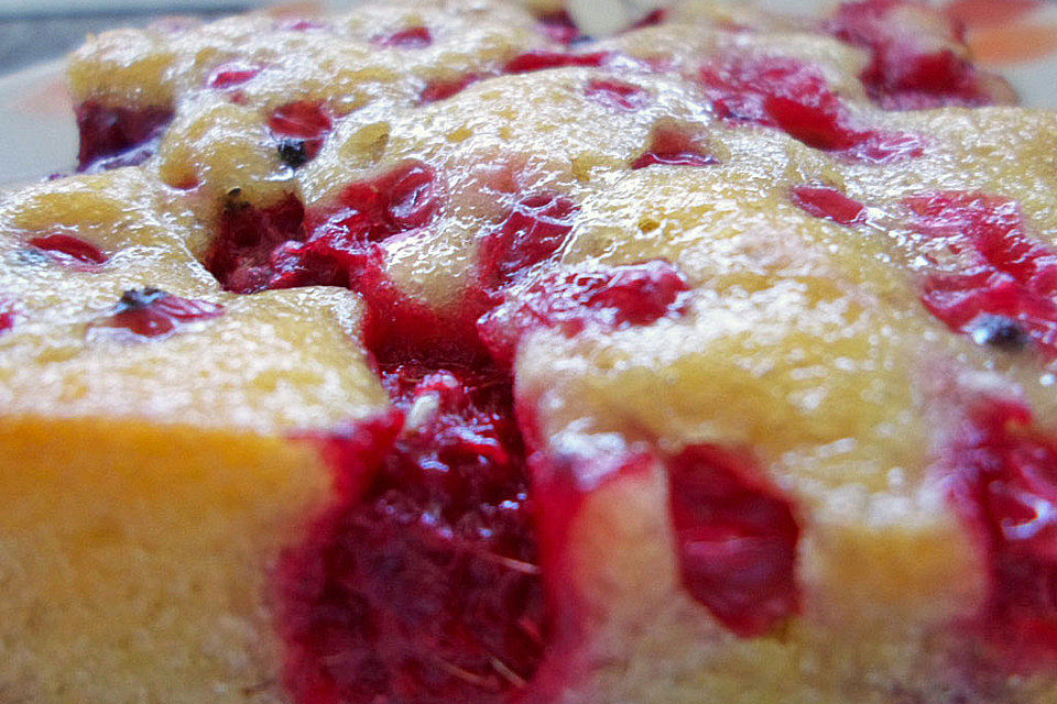 Schneller Beerenkuchen oder Obstkuchen