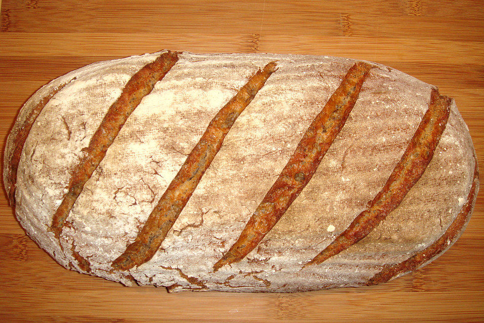 Bierbrot, würziges