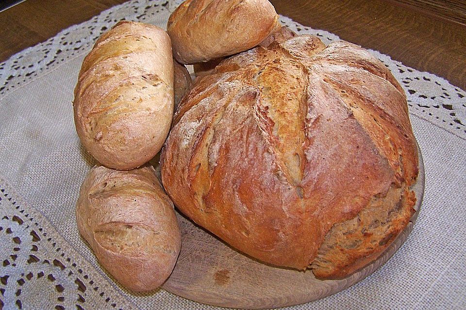 Bierbrot, würziges