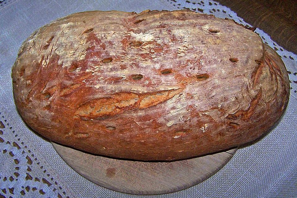 Bierbrot, würziges