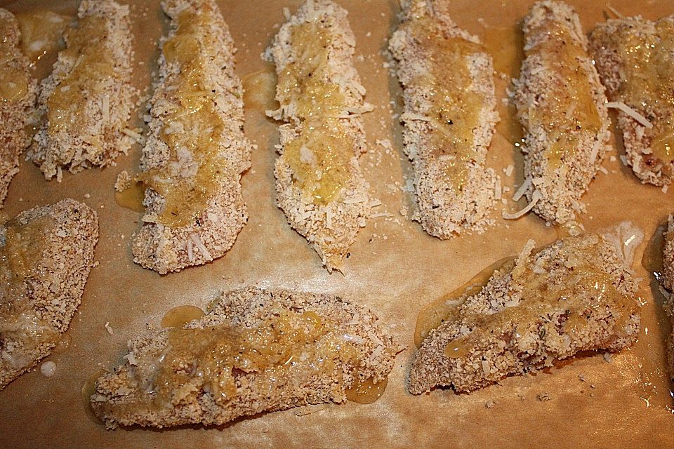 Parmesan - Hähnchenstreifen