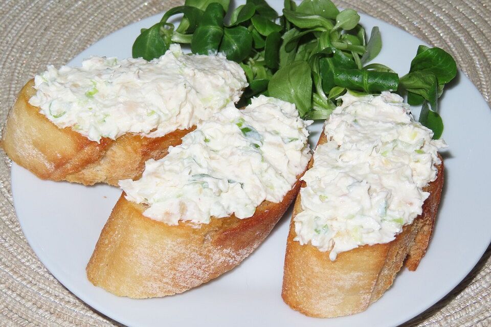 Crostini mit Forellen-Mousse