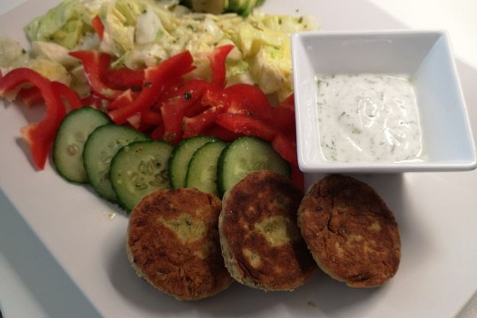 Schnelle Falafel aus Kichererbsenmehl