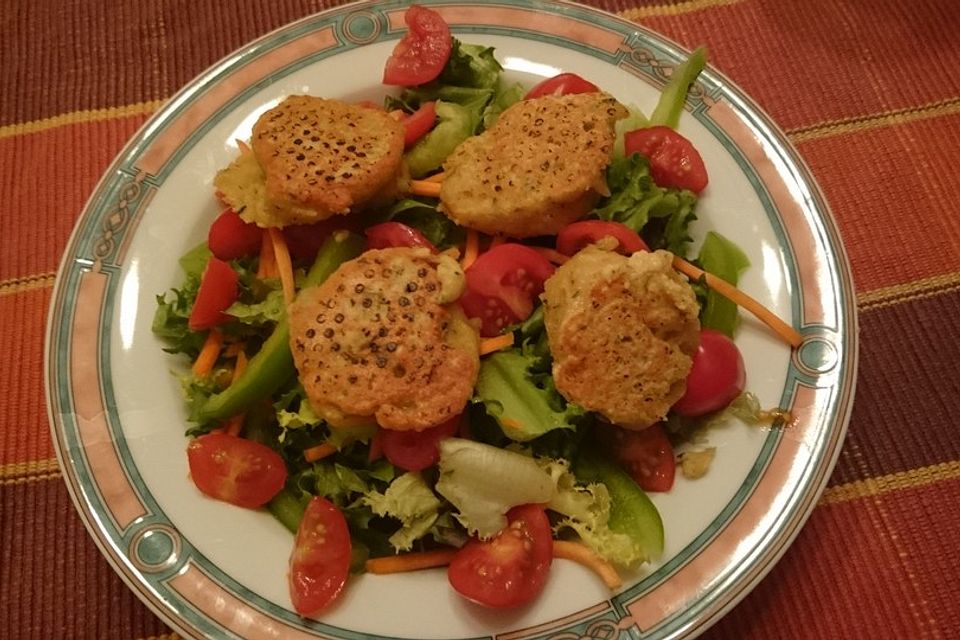 Schnelle Falafel aus Kichererbsenmehl