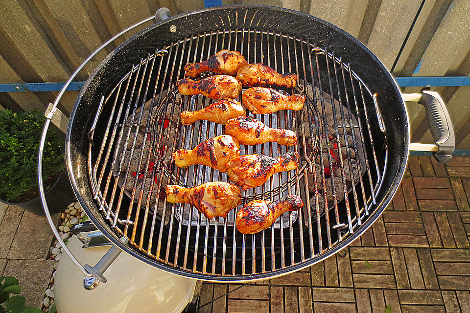 Drumsticks in Teriyakimarinade