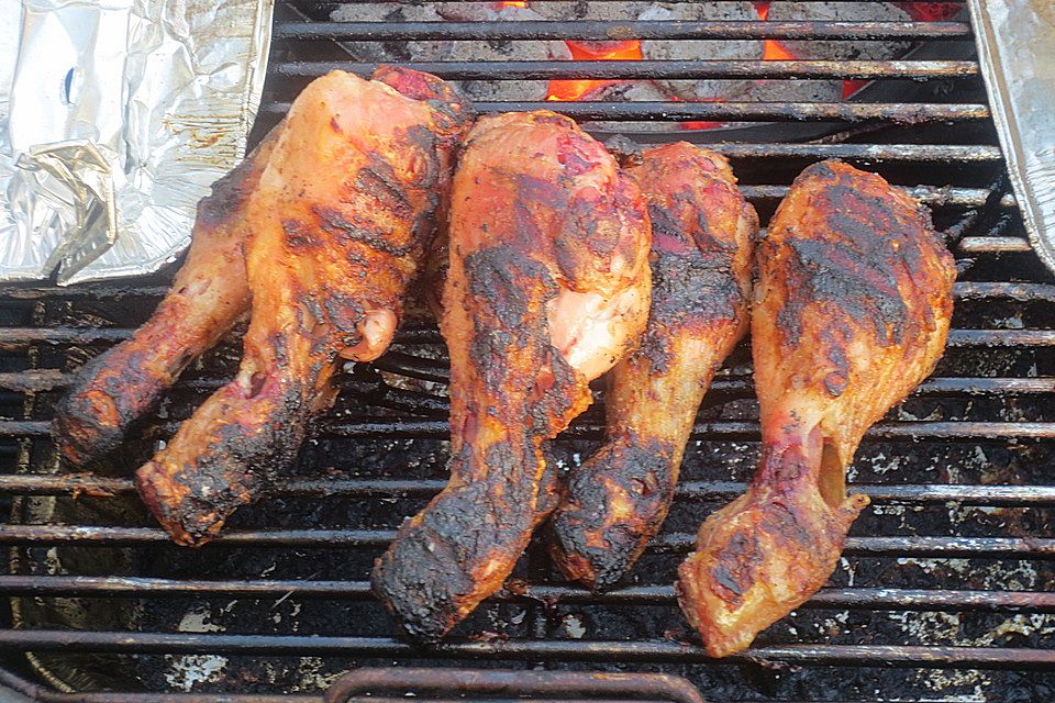 Drumsticks in Teriyakimarinade