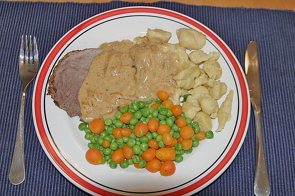 Rinderbraten im Römertopf